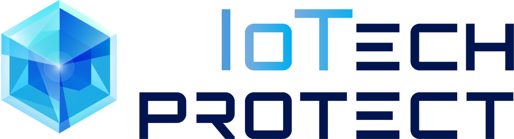 IoTech Protect Logo navy text