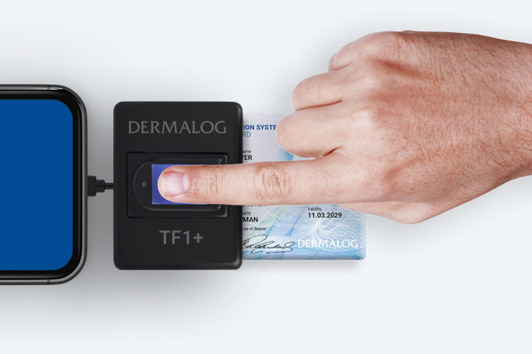 Fingerprint scanner from Dermalog